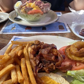 Embassy Diner - Super bacon cheese burger and chef salad ! - Diners Near Me - Bethpage, New York Embassy Diner - Super bacon cheese burger and chef salad ! - Diners Near Me - Bethpage, New York