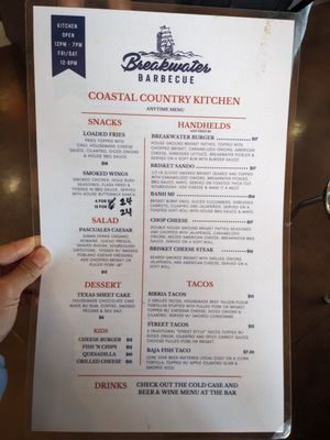 Menu photo 6 Breakwater Barbecue El Granada, CA