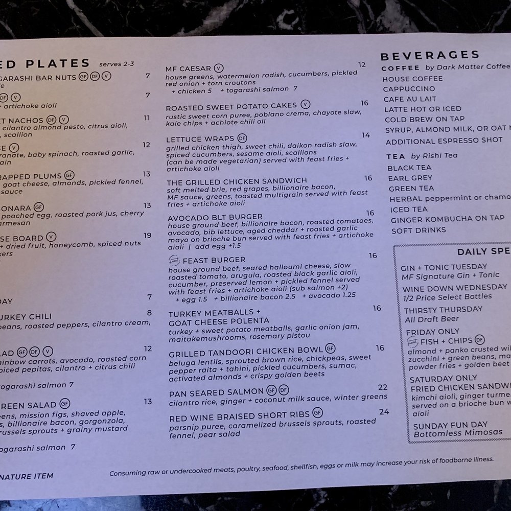 Moveable Feast - Menu - Cafes Near Me - Wheaton, Illinois Moveable Feast - Menu - Cafes Near Me - Wheaton, Illinois