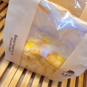 Green Wheat Field Bakery - Custard toast, literally steaming up the bag - Bakeries Near Me - San Gabriel, California Green Wheat Field Bakery - Custard toast, literally steaming up the bag - Bakeries Near Me - San Gabriel, California