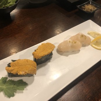 Sun Sushi - Uni and scallop - Japanese Near Me - Santa Barbara, California Sun Sushi - Uni and scallop - Japanese Near Me - Santa Barbara, California
