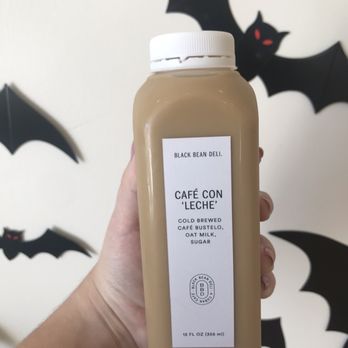 Black Bean Deli - Cafe con leche cold brew with oat milk - Cuban Near Me - Winter Park, Florida Black Bean Deli - Cafe con leche cold brew with oat milk - Cuban Near Me - Winter Park, Florida