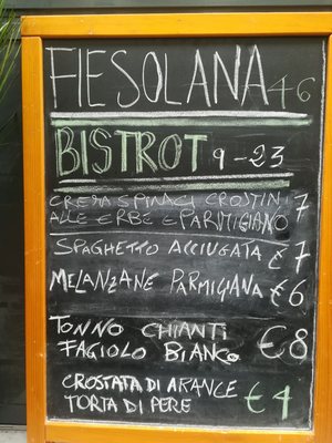 Menu photo 4 Fiesolana46 The Rabb Florence, FI