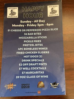Menu photo 1 Iron Horse Pub Bristol, CT Menu photo 1 Iron Horse Pub Bristol, CT