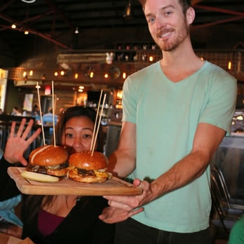Atlanta Burger Tour - Burger Tour #3 - Panida can't wait for her share... LOL - Burgers Near Me