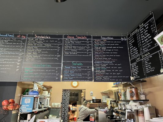 Abe's Café. by null