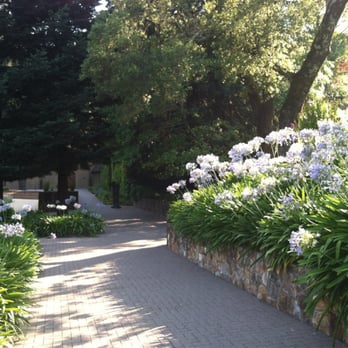Hess Persson Estates - Garden heading back to the tasting room - Museums Near Me - Napa, California