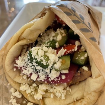 Souvla - Pork sandwich - Greek Near Me - San Francisco, California Souvla - Pork sandwich - Greek Near Me - San Francisco, California