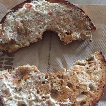 Dunkin' - How not to make a bagel! - Coffee & Tea Near Me - Bordentown, New Jersey