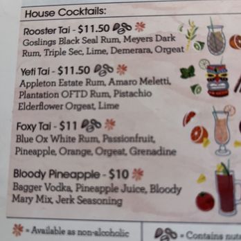 LP Street Food - Sampling of cocktail offerings - Sports Bars Near Me - Cedar Rapids, Iowa