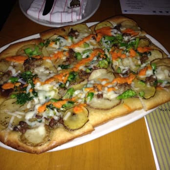 Good Luck Restaurant - White pizza. Loved the crust but could use more toppings. - New American Near Me - Rochester, New York Good Luck Restaurant - White pizza. Loved the crust but could use more toppings. - New American Near Me - Rochester, New York