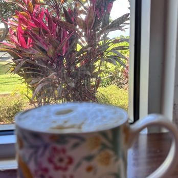 Kihei Caffe Lahaina - My unique mug with a latte. - Breakfast & Brunch Near Me - Lahaina, Hawaii Kihei Caffe Lahaina - My unique mug with a latte. - Breakfast & Brunch Near Me - Lahaina, Hawaii