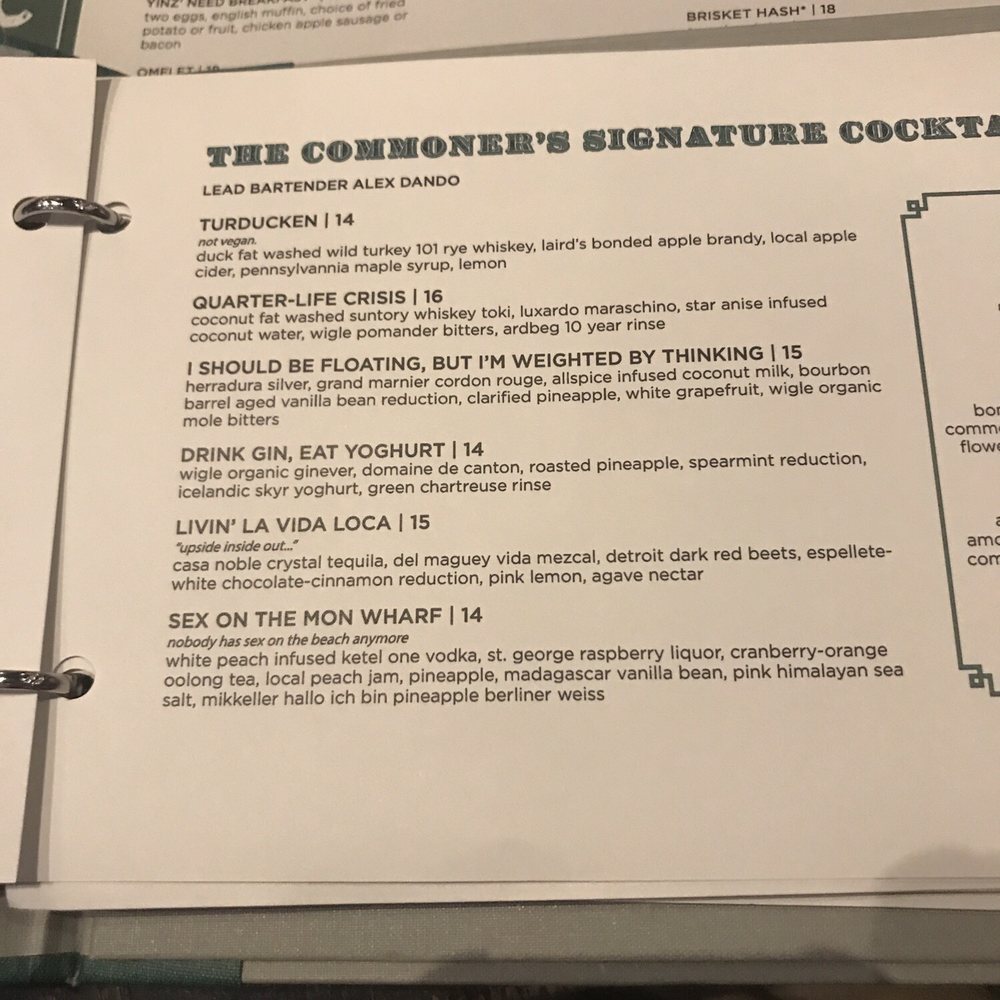 The Commoner - New American Near Me - Pittsburgh, Pennsylvania The Commoner - New American Near Me - Pittsburgh, Pennsylvania