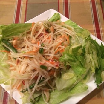 Thai Herb - Papaya salad was huge enough to serve two - Thai Near Me - High Point, North Carolina Thai Herb - Papaya salad was huge enough to serve two - Thai Near Me - High Point, North Carolina