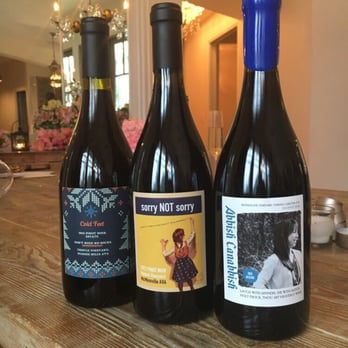 Soléna Estate - Our three labels! Cold Feet, Sorry Not Sorry and Abbish Canabbish! Thanks Claire and Bruno! - Beer, Wine & Spirits Near Me - Yamhill, Oregon Soléna Estate - Our three labels! Cold Feet, Sorry Not Sorry and Abbish Canabbish! Thanks Claire and Bruno! - Beer, Wine & Spirits Near Me - Yamhill, Oregon