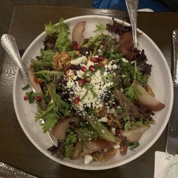 Parkside 23 - Salad with wine, poached pears - New American Near Me - Brookfield, Wisconsin