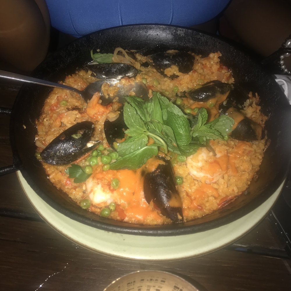 Gypsy Kitchen - Shrimp Arroz Caldosa served with perfection. - Spanish Near Me - Atlanta, Georgia Gypsy Kitchen - Shrimp Arroz Caldosa served with perfection. - Spanish Near Me - Atlanta, Georgia