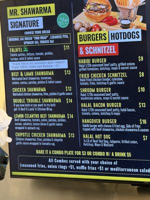 Menu photo 1 Mr Shawarma San Diego, CA Menu photo 1 Mr Shawarma San Diego, CA