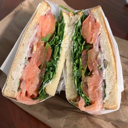 Smoked Salmon Sandwich