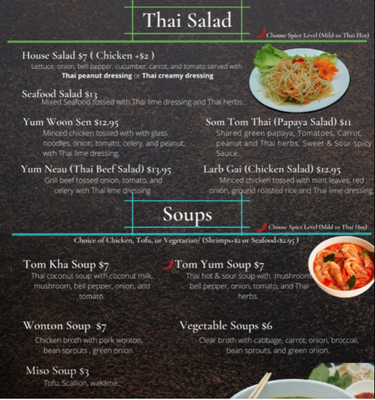 Menu photo 6 Elephant Thai Restaurant South Charleston, WV