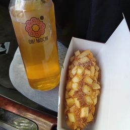 lychee fruit tea and potato mozzarella with sugar lychee fruit tea and potato mozzarella with sugar