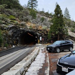 Tunnel View - Tunnel exit left turn to lookout
