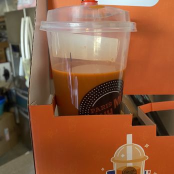 Paris Banh Mi Alpharetta - Almost a half empty Thai Tea. (Requested no ice so I can drink it later) - Bubble Tea Near Me - Alpharetta, Georgia Paris Banh Mi Alpharetta - Almost a half empty Thai Tea. (Requested no ice so I can drink it later) - Bubble Tea Near Me - Alpharetta, Georgia