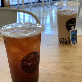 Teapresso Bar - Passion orange guava tea and teapresso milk tea with tapioca - Coffee & Tea Near Me - Sugar Land, Texas Teapresso Bar - Passion orange guava tea and teapresso milk tea with tapioca - Coffee & Tea Near Me - Sugar Land, Texas