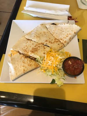 Photo of Tequileria - Charlotte, NC, US. Chicken quesadilla.