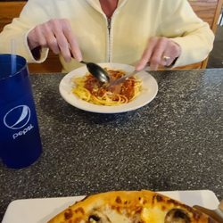 Di Rito's Italian Restaurant - Half spaghetti with meatball