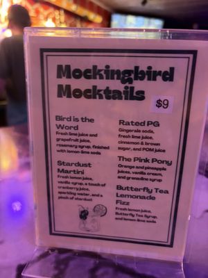 Menu photo 3 The Mockingbird Bar & Chill Santa Rosa, CA