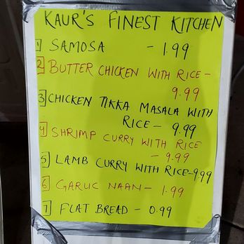 Kaur's Finest Kitchen - Kaur's Finest Kitchen: Samosa, Butter Chicken, Chicken Tikka Masala, Shrimp Curry, Lamb Curry, Garlic Naan, Flatbread. - Indian Near Me - Modesto, California Kaur's Finest Kitchen - Kaur's Finest Kitchen: Samosa, Butter Chicken, Chicken Tikka Masala, Shrimp Curry, Lamb Curry, Garlic Naan, Flatbread. - Indian Near Me - Modesto, California