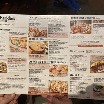 Cheddar's Scratch Kitchen - Menu 1/2024 - Comfort Food Near Me - Pflugerville, Texas