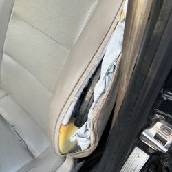 Sorel's Auto Repair Auto Sales Auto Body - Airbag deployment from yeeting the car.