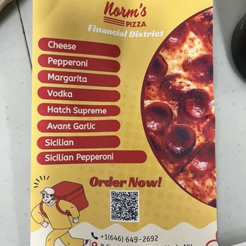 Norm's Pizza - Menu - Pizza Near Me - New York, New York Norm's Pizza - Menu - Pizza Near Me - New York, New York