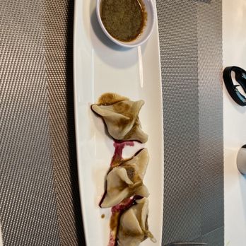 Chef Alon Gourmet - Pork dumplings with homemade ponzu sauce - Personal Chefs Near Me