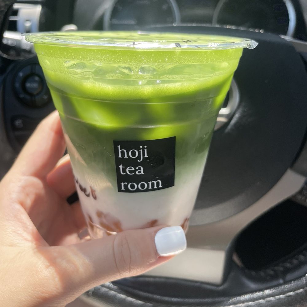 Hoji - Matcha with oat milk - Bubble Tea Near Me - Redlands, California