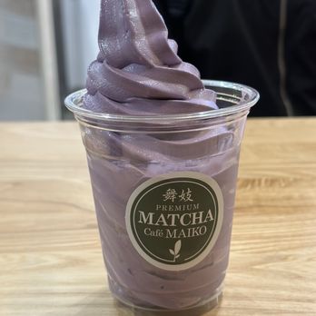 Matcha Cafe Maiko - Ube Soft Serve Ice Cream in Cup - Desserts Near Me - Centreville, Virginia Matcha Cafe Maiko - Ube Soft Serve Ice Cream in Cup - Desserts Near Me - Centreville, Virginia