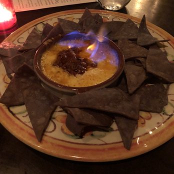Suba - Flaming cheese with chorizo. Really fresh nacho chips! - Tapas Bars Near Me - Harrisburg, Pennsylvania Suba - Flaming cheese with chorizo. Really fresh nacho chips! - Tapas Bars Near Me - Harrisburg, Pennsylvania