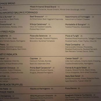 Caramá - Menu - Italian Near Me - Las Vegas, Nevada