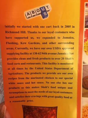 Menu photo 8 Shah's Halal Food Hicksville, NY Menu photo 8 Shah's Halal Food Hicksville, NY