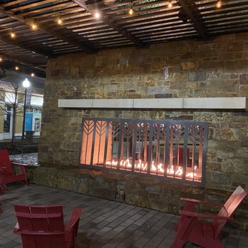 Nothing Bundt Cakes - Outside shopping square fireplace - Bakeries Near Me - Wheaton, Illinois