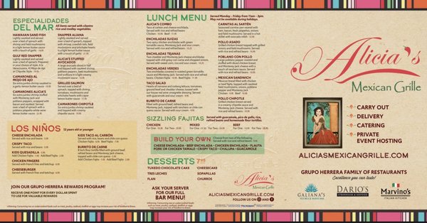 Menu photo 8 Alicia's Mexican Grille Spring, TX Menu photo 8 Alicia's Mexican Grille Spring, TX