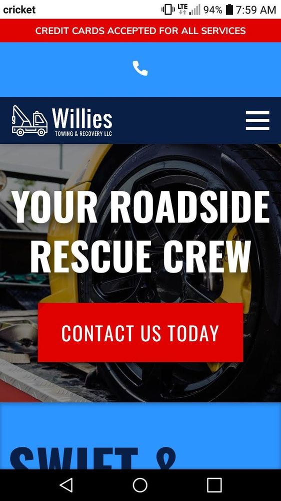 WILLIE’S TOWING AND RECOVERY Updated August 2024 Sedgwick, Kansas