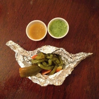 Tacos El Bronco II - Salsa and guacamole come in the bag when you order to-go. If you want the jalapeño peppers soaked in jalapeño juices, ask. - Mexican Near Me - Bronx, New York Tacos El Bronco II - Salsa and guacamole come in the bag when you order to-go. If you want the jalapeño peppers soaked in jalapeño juices, ask. - Mexican Near Me - Bronx, New York