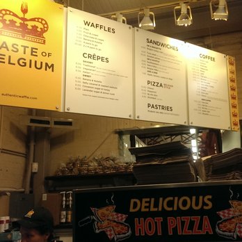 Findlay Market - Great food at Taste of Belgium - Definitely try their Vegetarian Crepe and Dark Chocolate Frappe - Farmers Market Near Me - Cincinnati, Ohio