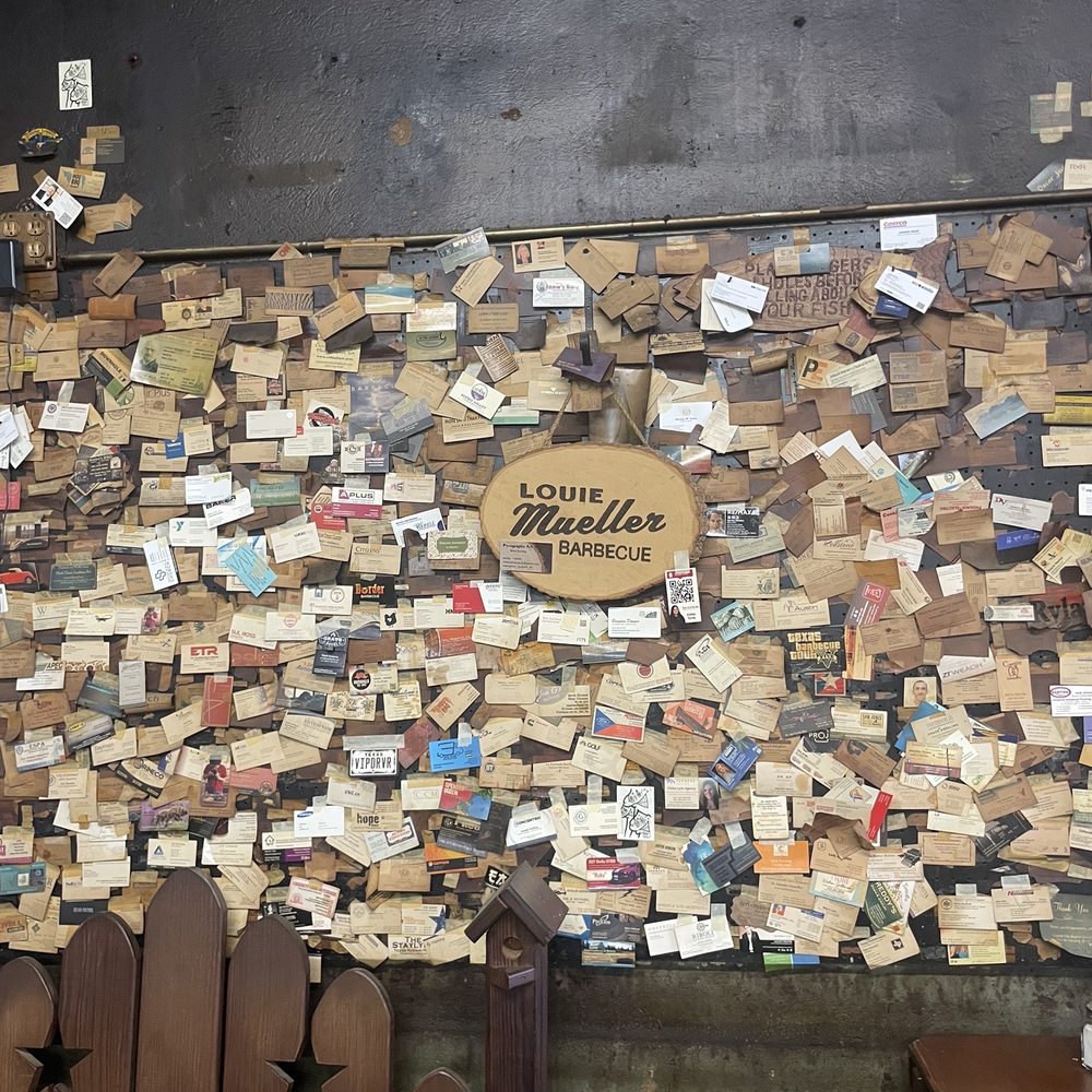 Louie Mueller Barbecue - History wall - Barbeque Near Me - Taylor, Texas Louie Mueller Barbecue - History wall - Barbeque Near Me - Taylor, Texas