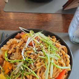 Lo Mein and Fried Rice