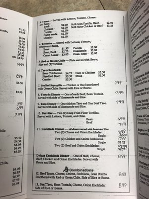 Menu photo 1 Mercedes Mexican Restaurant Northglenn, CO