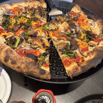 Boom's Pizza - Veggie with vegan cheese - Pizza Near Me - Lakewood, Ohio Boom's Pizza - Veggie with vegan cheese - Pizza Near Me - Lakewood, Ohio